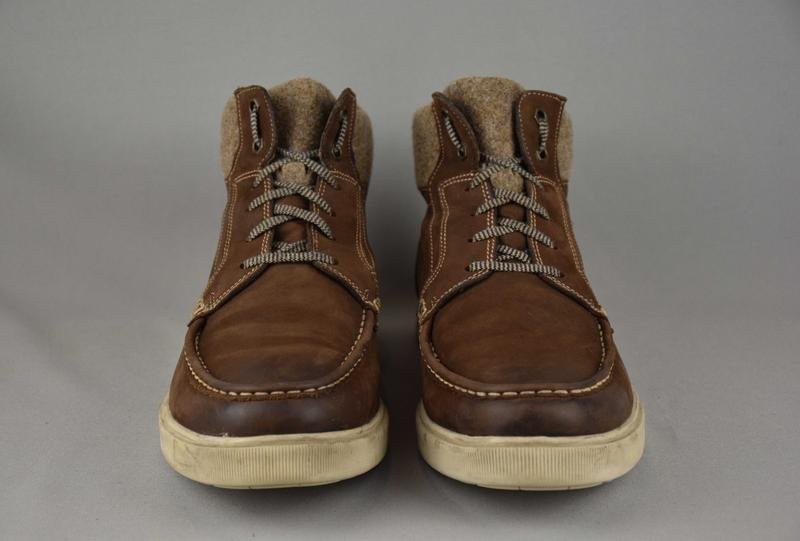 Men Ecco Boots Brown Nubuck 44