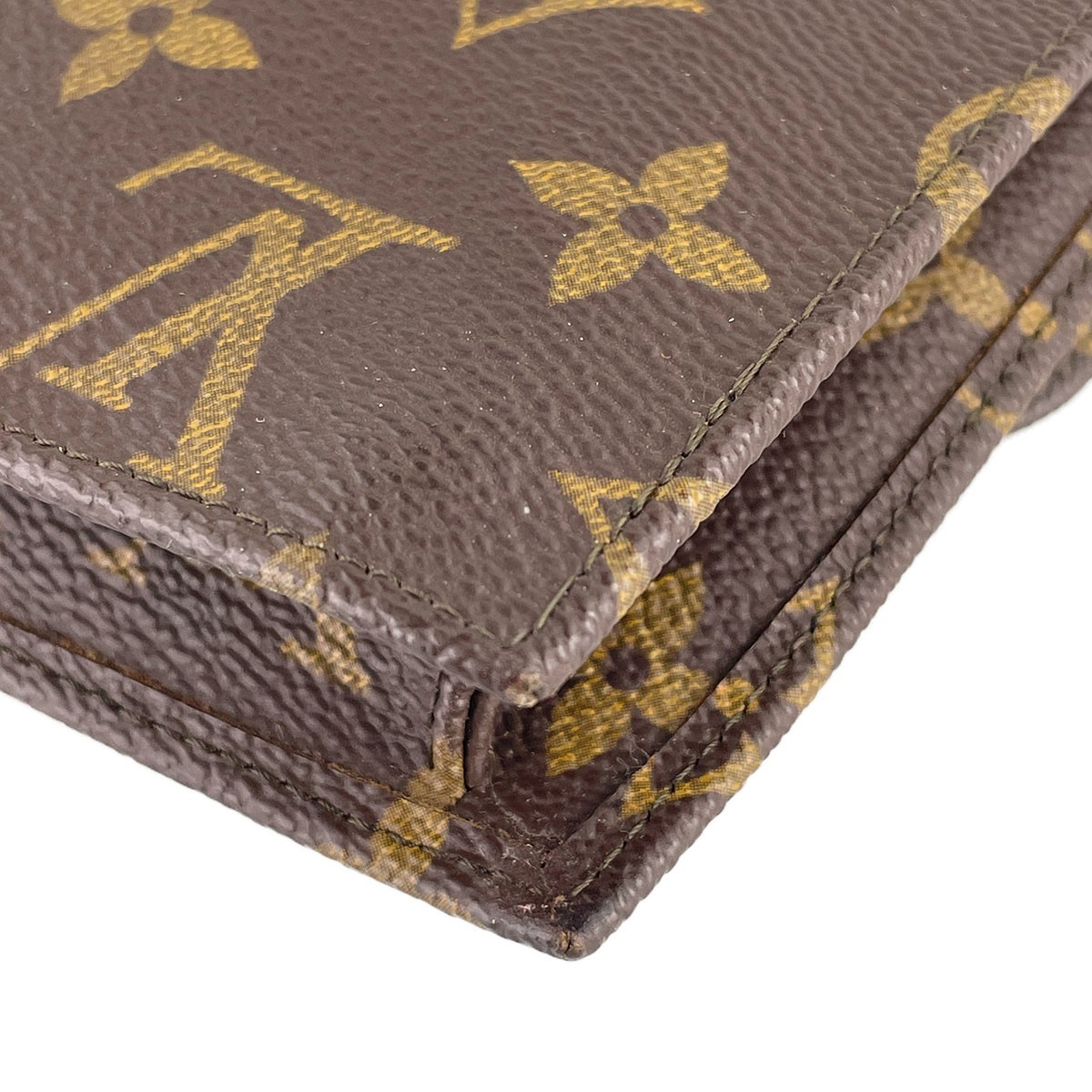 Louis Vuitton Monogram Pochette Rabat 23 Leather Brown Clutch bag 4724
