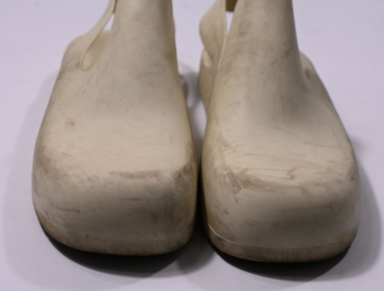 Bottega Veneta Slingback Puddle Shoes in Sea Salt