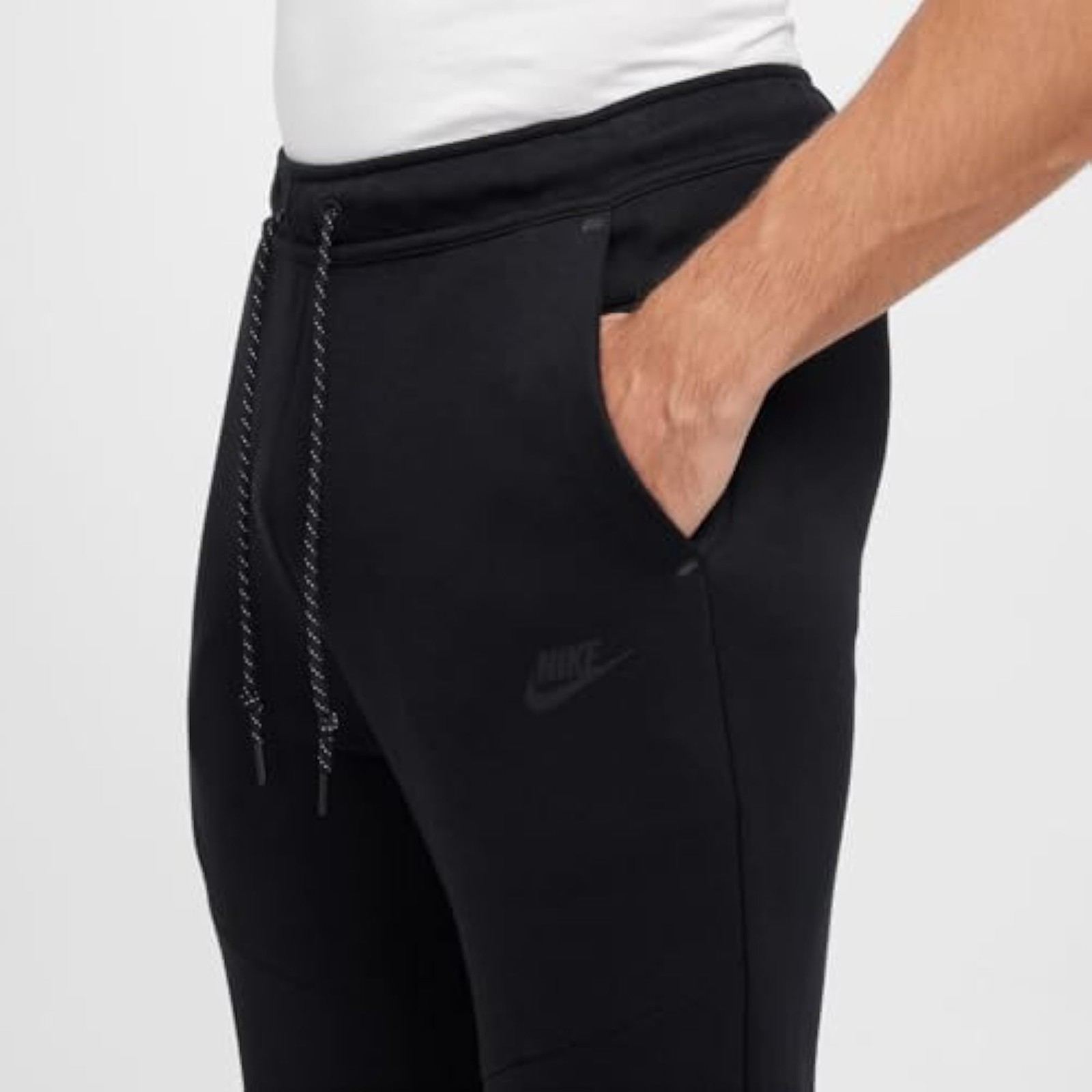 Nike Tech Men’s Fleece Joggers Size- Large Black/Black – Black/Black – Large