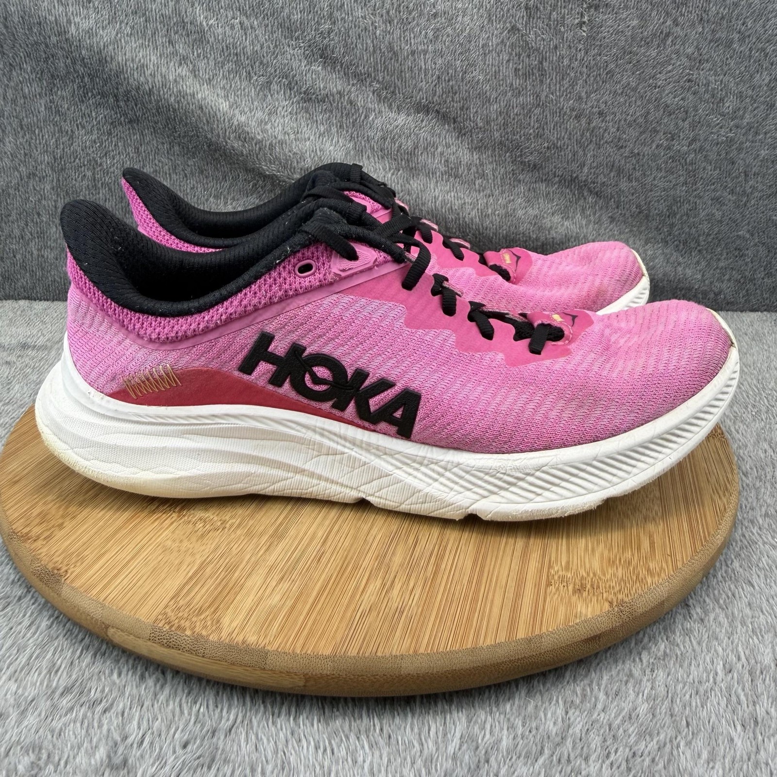 Hoka One One Solimar Shoes Womens Size 10.5 B Pink Running Sneakers 1123075 SRBR