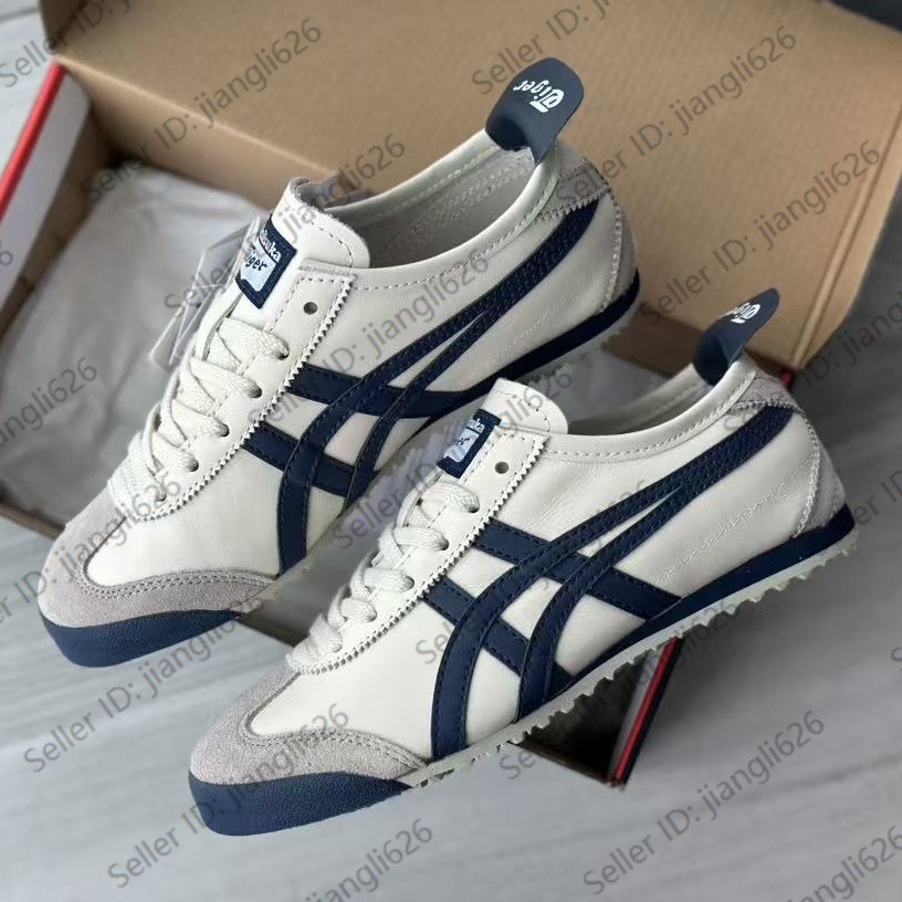 Onitsuka Tiger MEXICO 66 DL408-1659 1183C102-200 Birch Navy Blue
