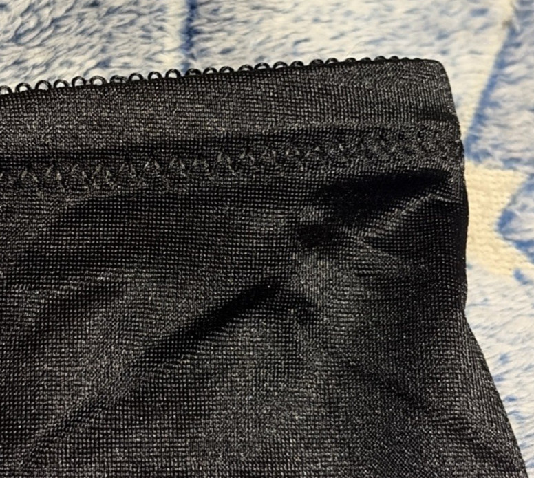 Bali Tummy Solutions Tummy Panel Shaping Briefs Underwear Black 8710 Satin 3XL