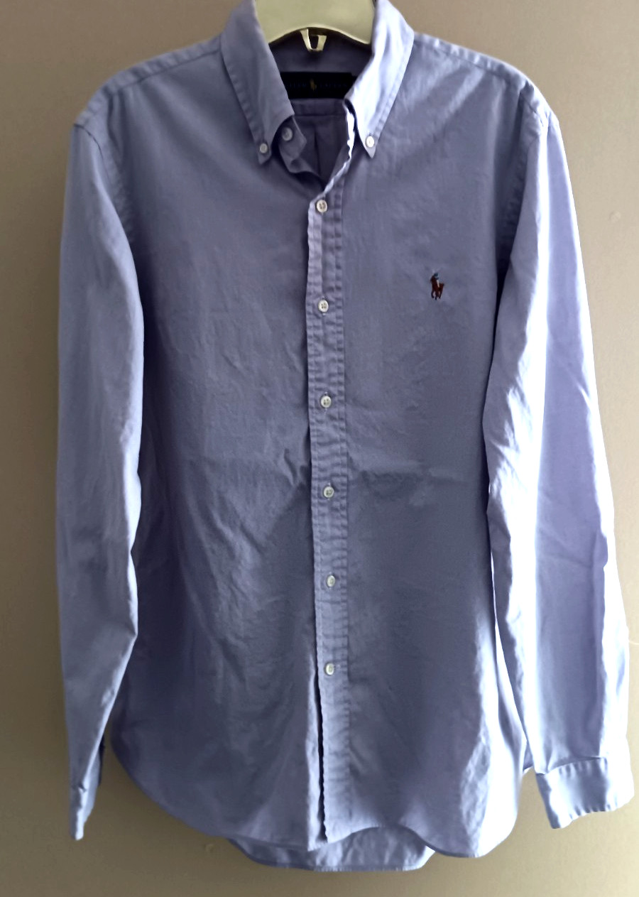 Ralph Lauren Men’s Classic-Fit Oxford Shirt Lavender 15 1/2 39 Cotton