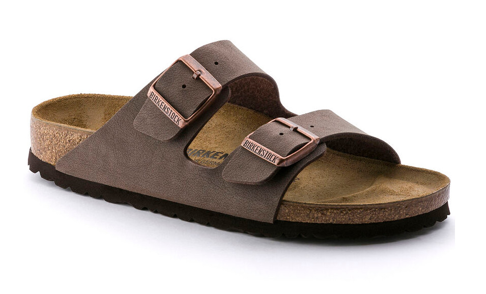Birkenstock Arizona Birko-Flor Birkibuc Women Sandals Mocha Double Breasted37-45