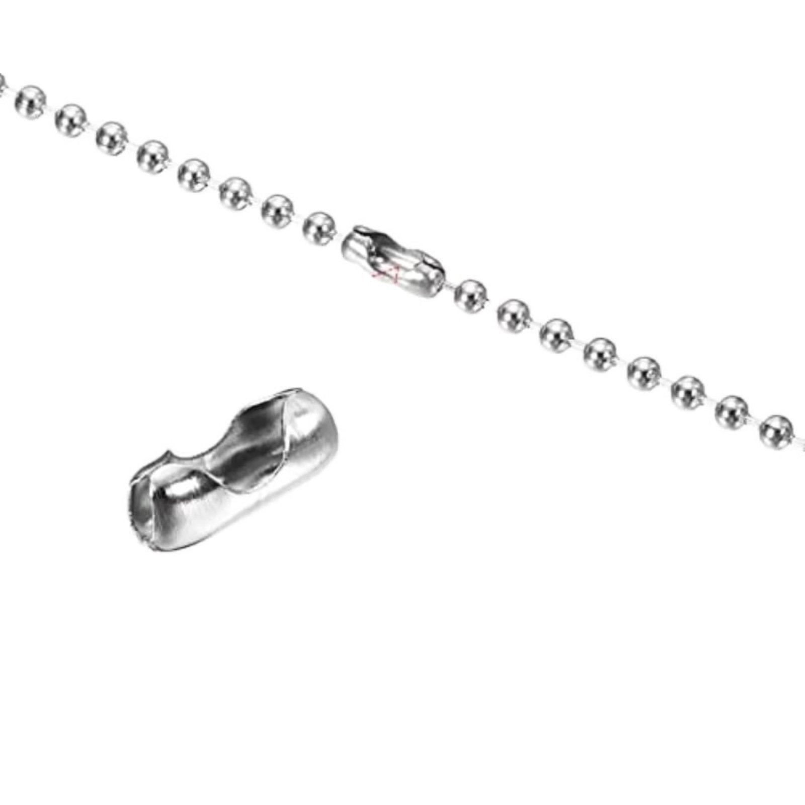 Keychain 4½ inch – 6 inch Stainless Steel 2.4mm Ball Chain Made In The USA!!