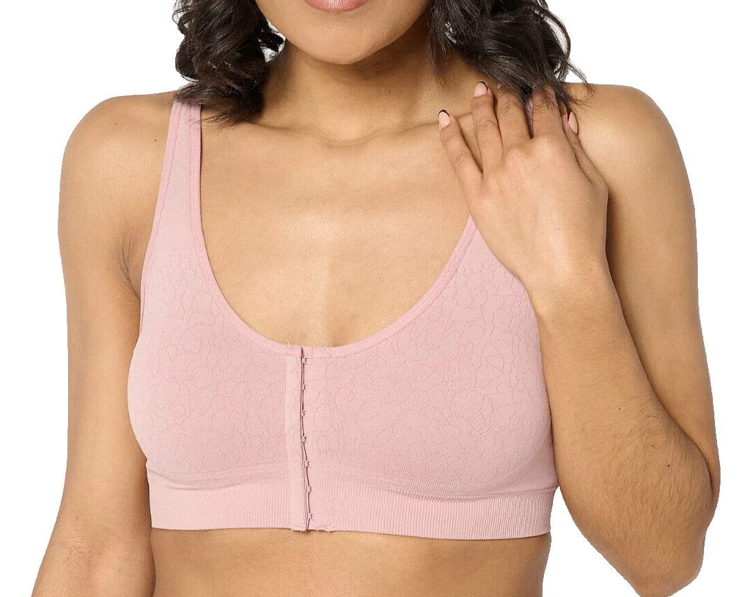 Breezies~Cooling Comfort Front Closure Wirefree Bra~MED~A673207~No Padding 11880