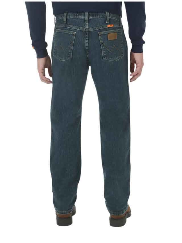 Brand New w/ Tags Wrangler FR Pants Mens 46 x 32 Blue Denim Flame Resistant