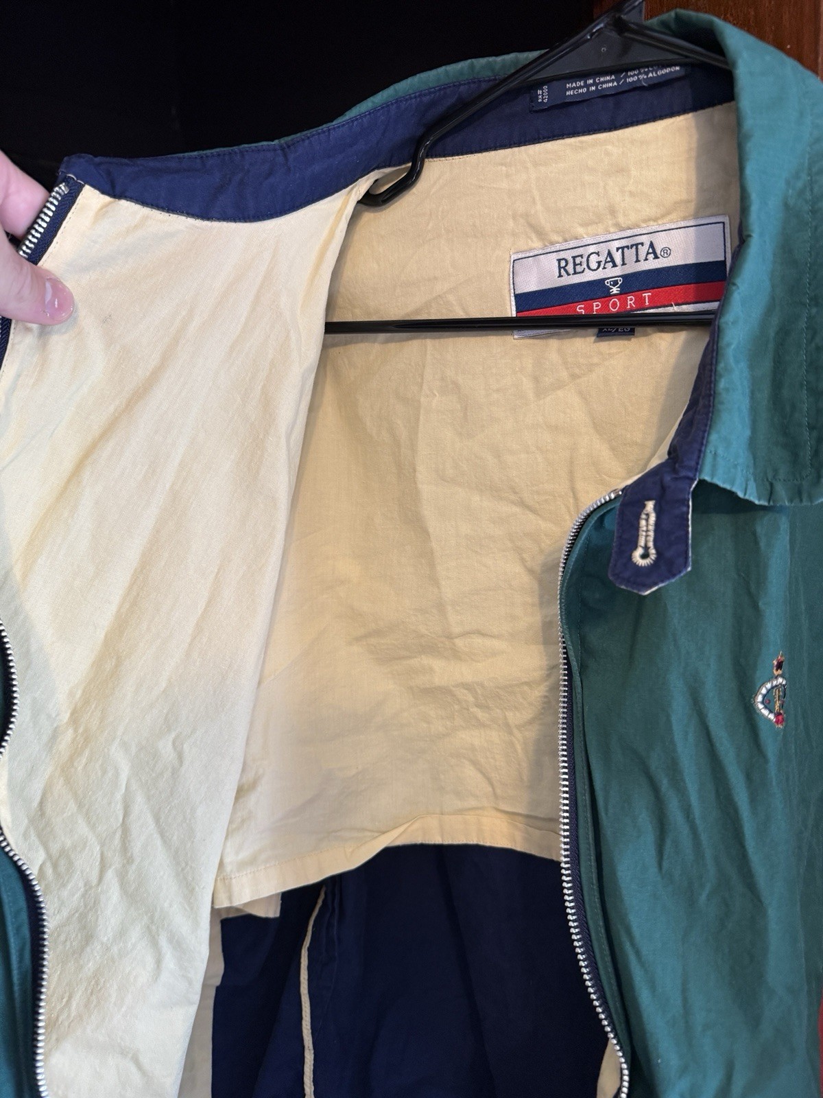 Regatta Sport Windbreaker Mens Vintage Color Block Mens XL VINTAGE