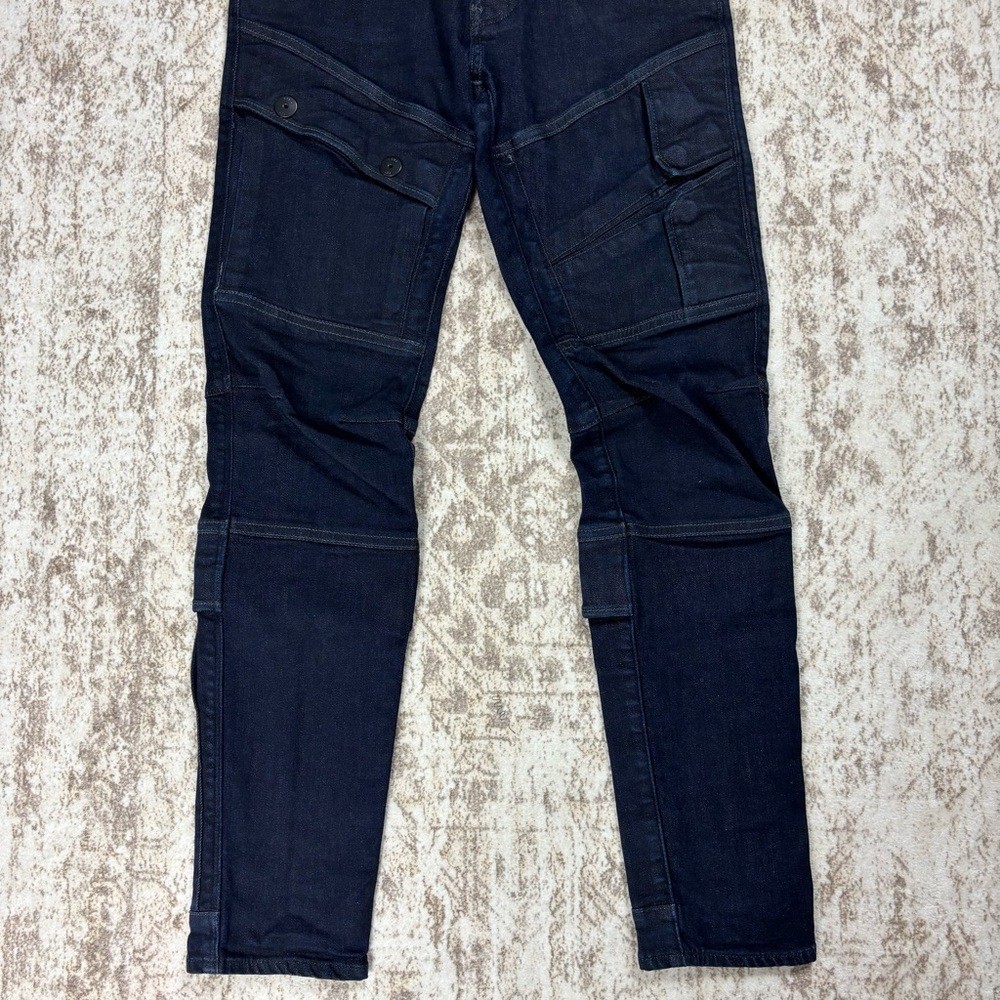 G-Star Raw Airblaze 3D Skinny 28×30 High Quality Workwear Dark Wash Sustainable