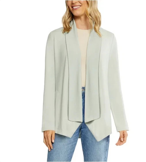 Max & Mia Women’s Lightweight Drape Cardigan, Light Olive, Size XL