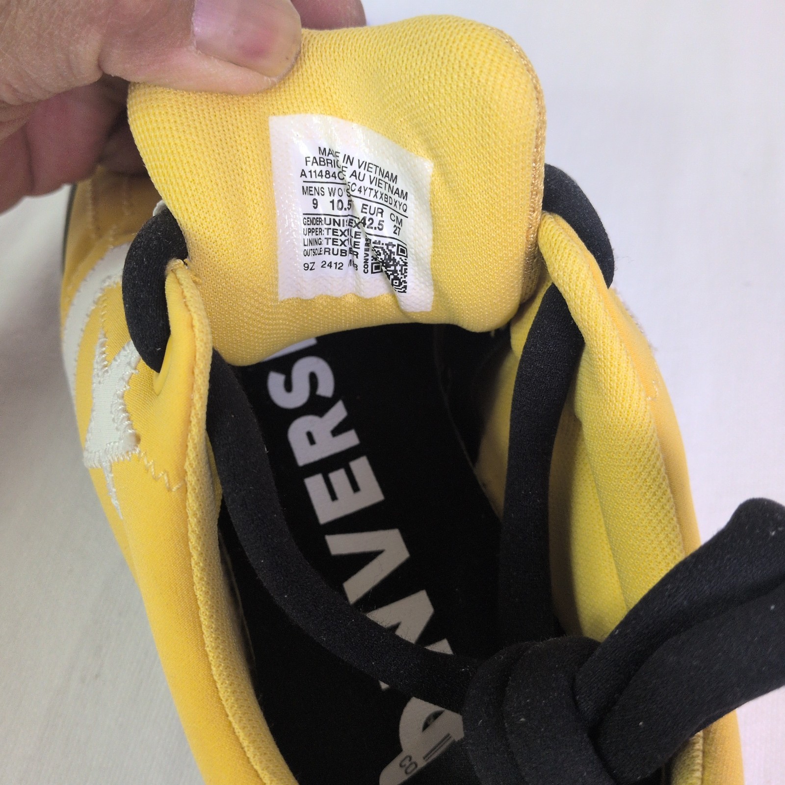 Converse Star Player 76 Puff Low Top sneaker in a ‘Bananas’ yellow M9/W10.5