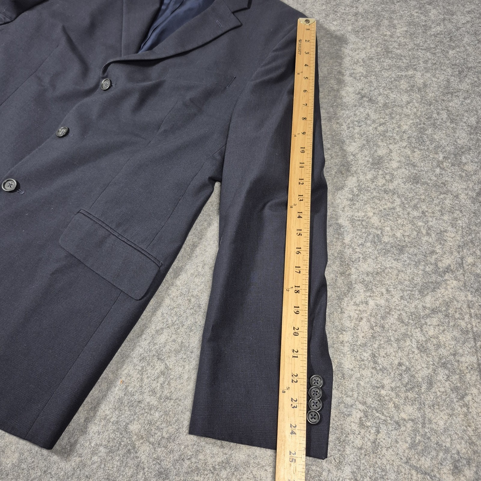 Banana Republic Blazer Mens 42R Gray Wool Blend Sports Coat Suit Jacket