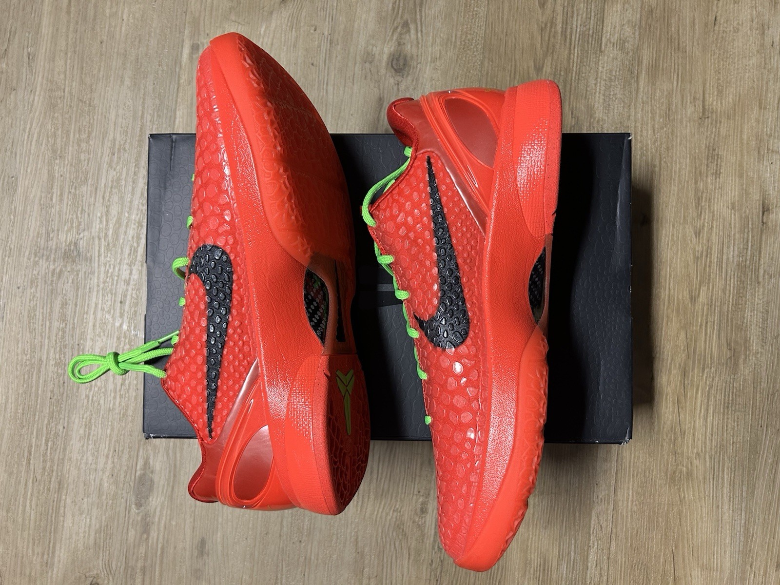 Nike Kobe 6 Protro Low Top Reverse Grinch Bright Crimson/Black FV4921-600