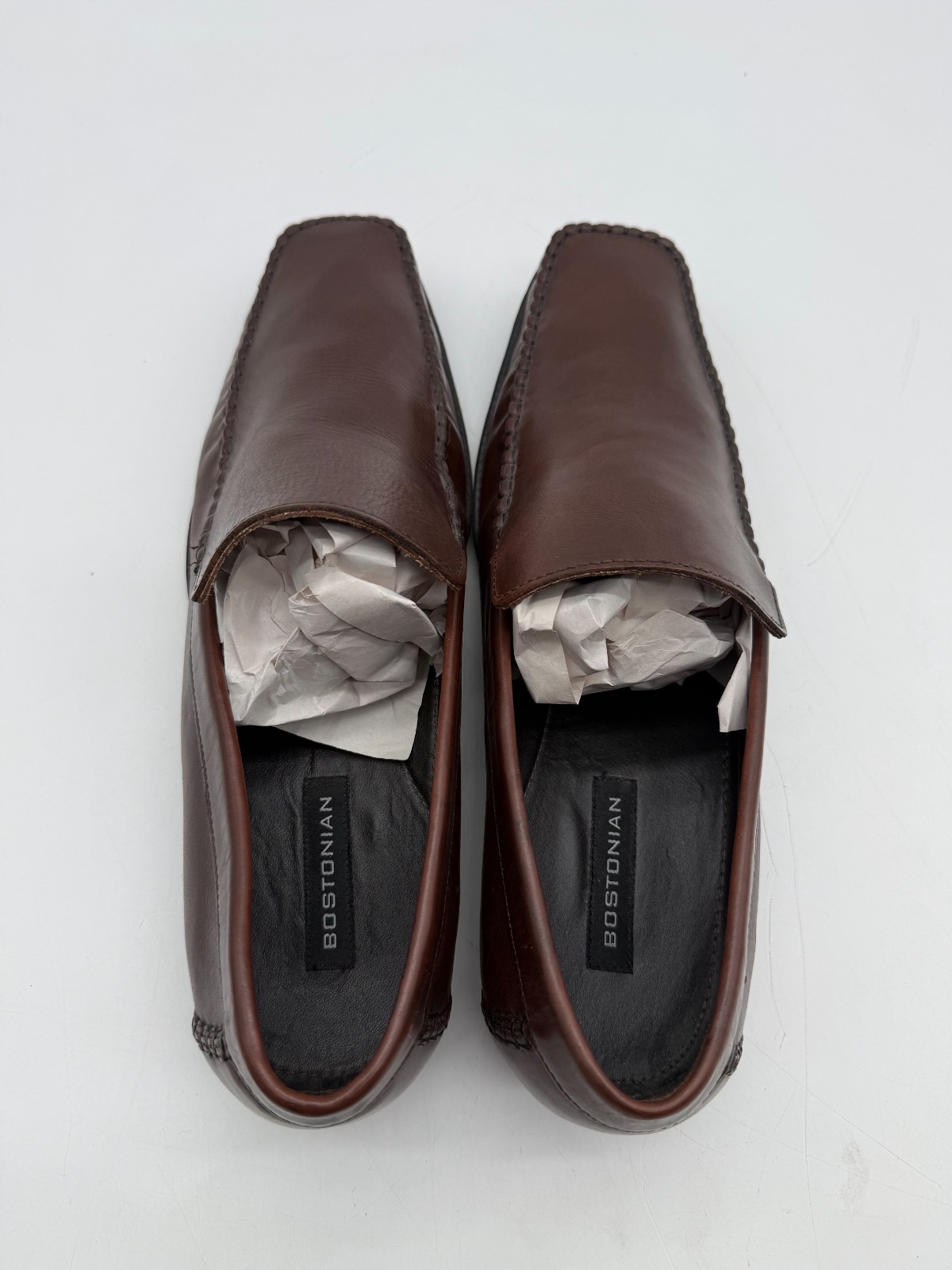 Bostonian Men Slip On Loafers Size 11.5 M Brown Leather Dress Shoes 23756