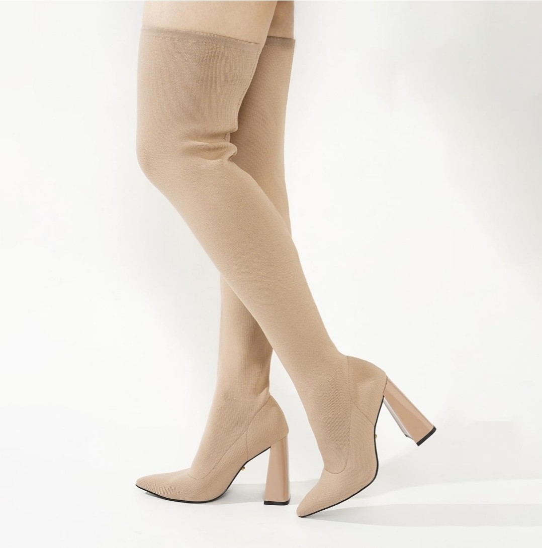 Cape Robbin Thigh High Boots for Women – Knee High Over The Knee Boots Size 10