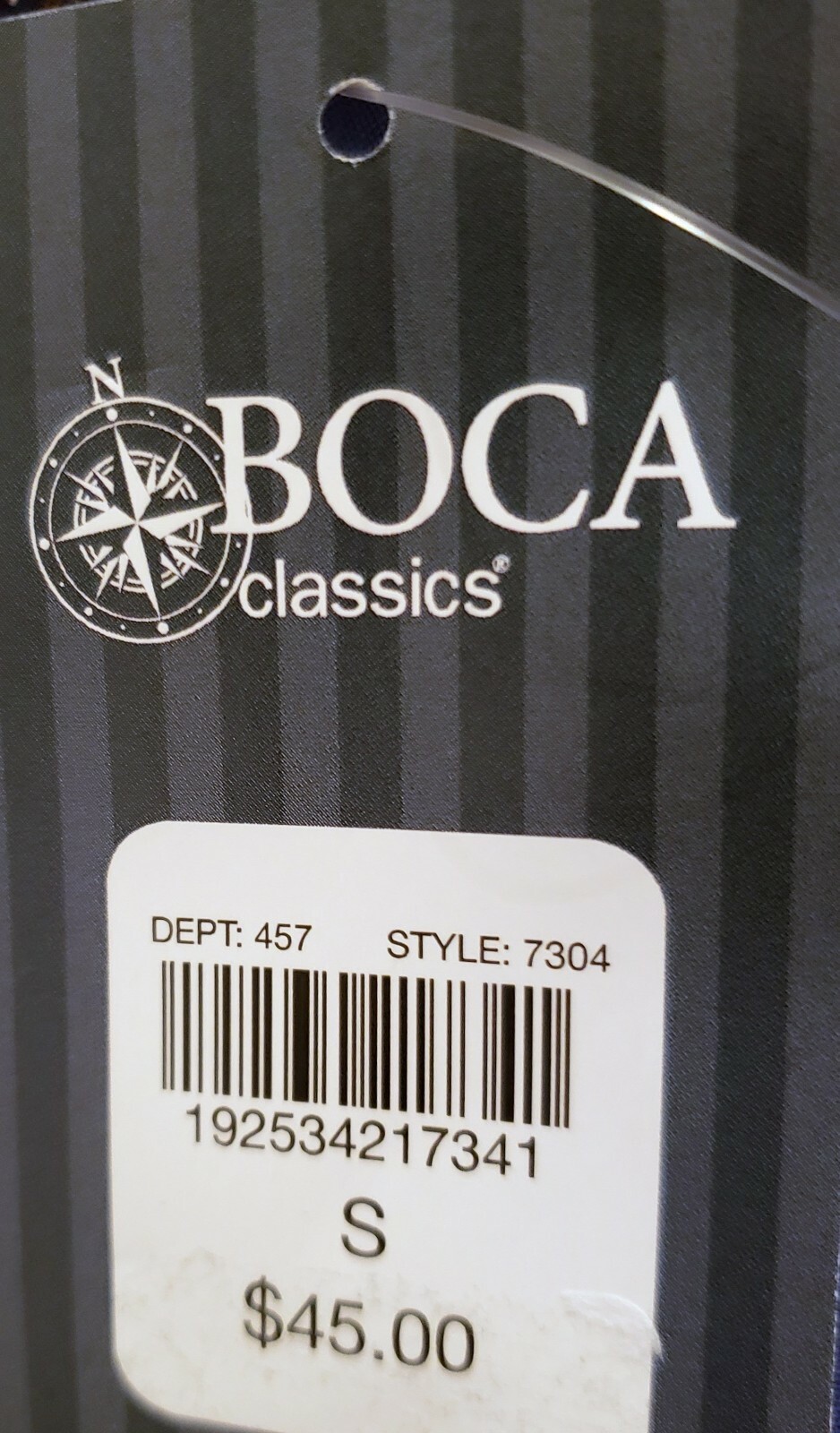 BOCA CLASSICS 100% Rayon Hawaiian Shirt Mens S 20×29 Palm Tree Island NWT *V