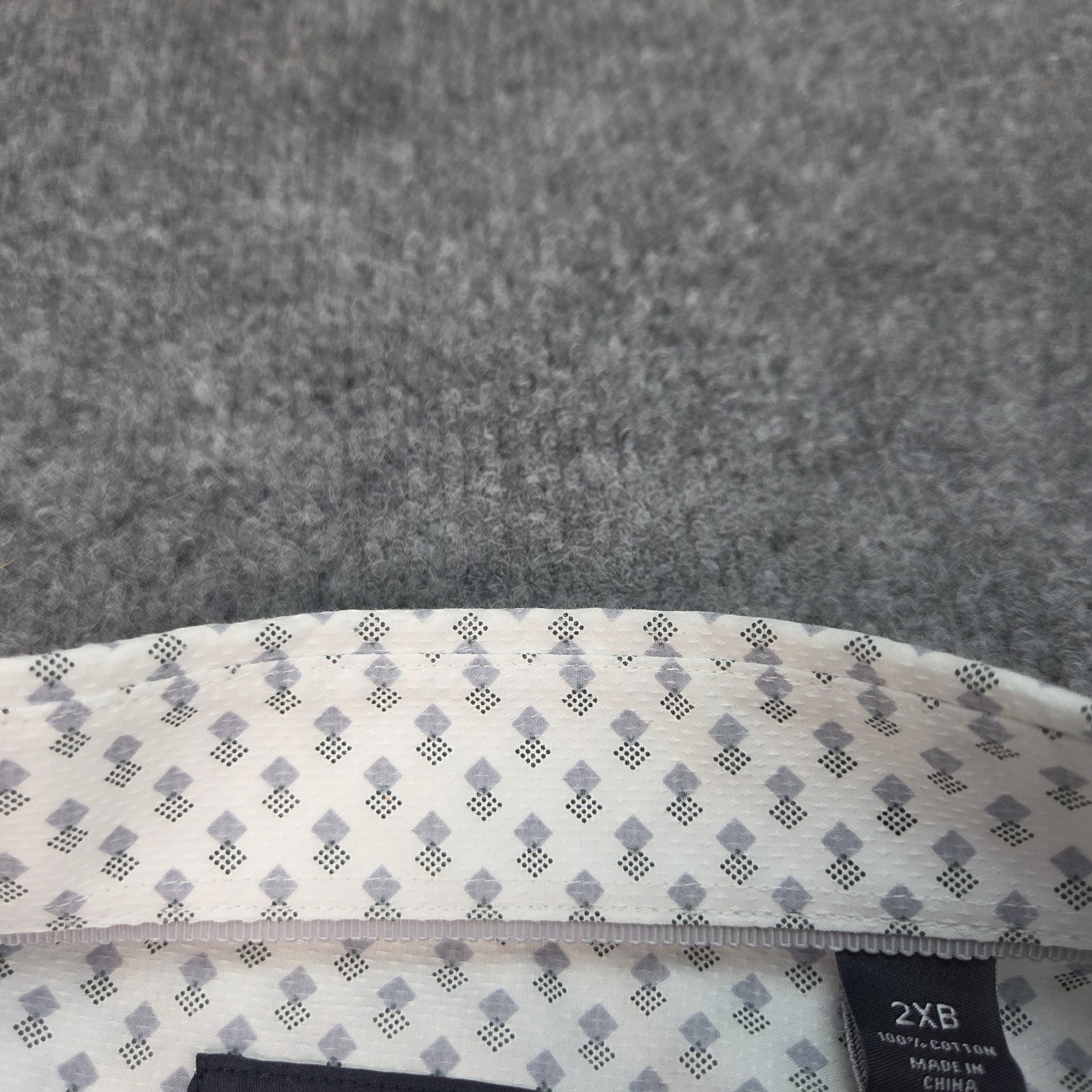 Hart Schaffner Marx Shirt Mens 2XB Big White Button Down Long Sleeve