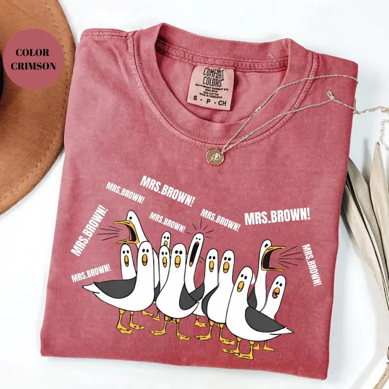 Custom Name Teacher Shirt Personalized Funny Seagull Back To School Graphic Tee