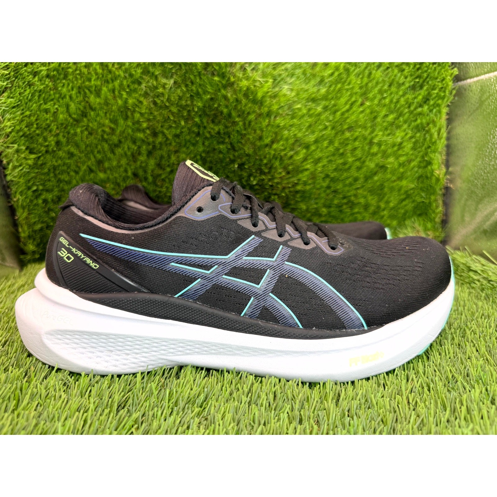 Asics Gel-Kayano 30 1012B357 Athletic Sneaker Womens 9 Black Knit Sports Running
