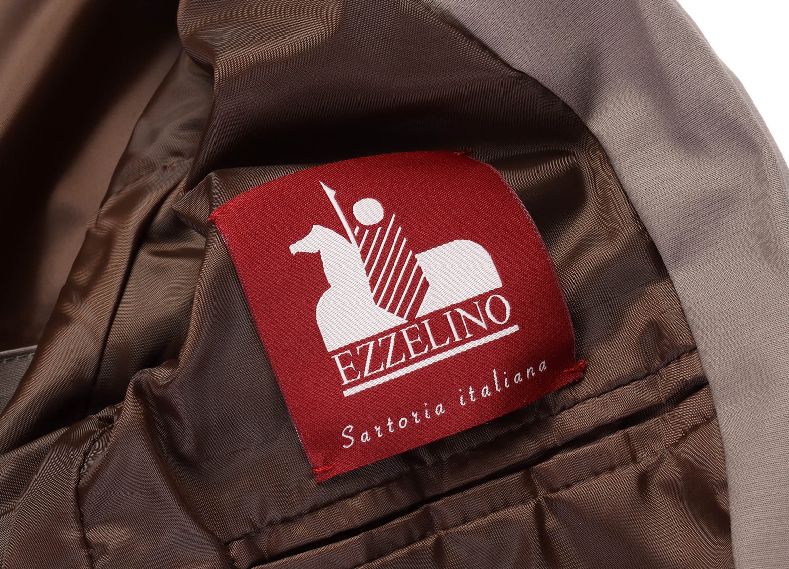 NWT EZZELINO JACKET Montgomery dove-grey cotton stretch luxury Italy 44 2XS