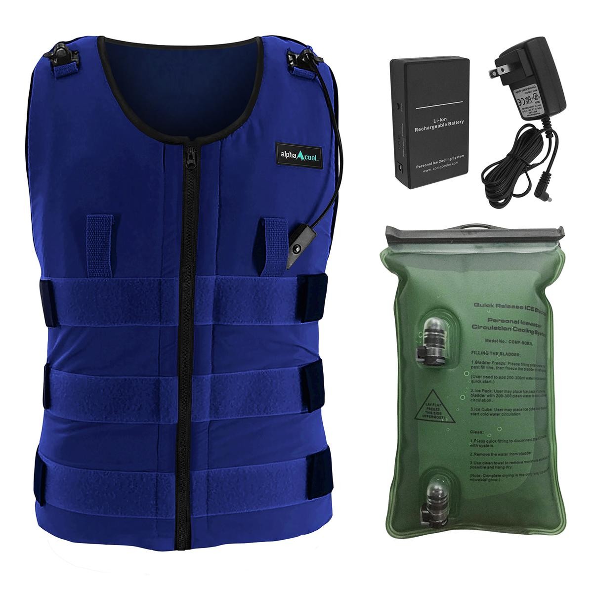 AlphaCool 7V Circulatory Cooling Vest System 3XL/4XL