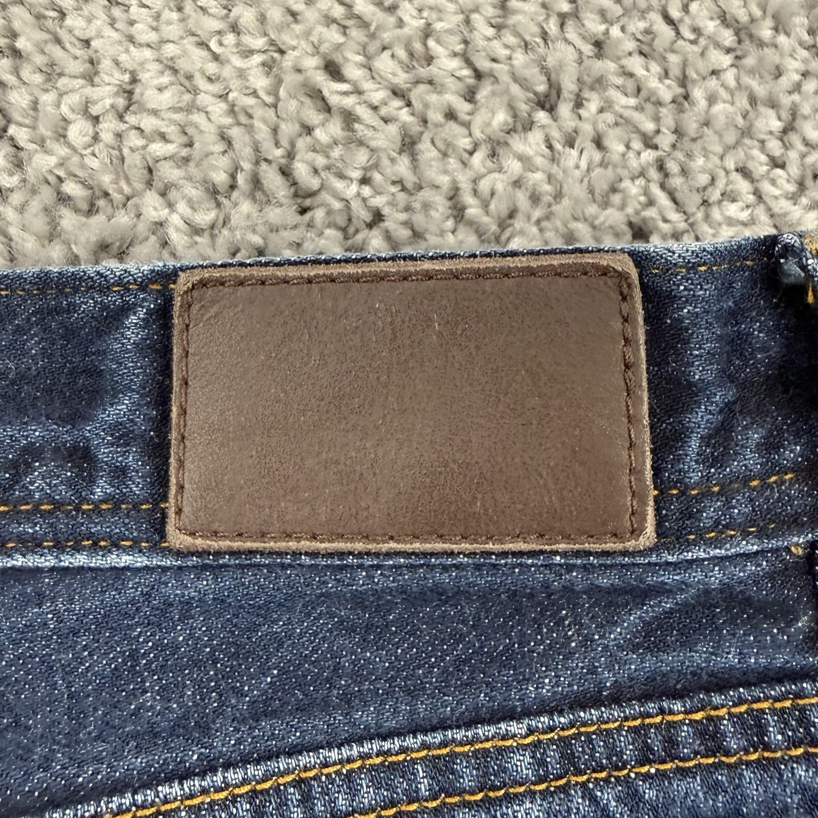 J Crew The Sutton Selvedge Jeans Mens Size Tag-36×32/Fits-36×30 Red Line Tapered