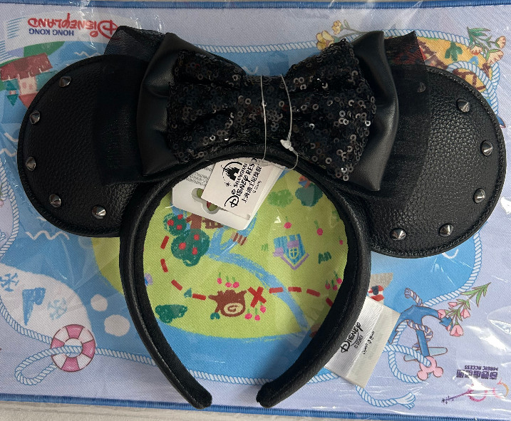 Authentic Shanghai Disney pirates of the caribbean Minnie mouse ears Headband
