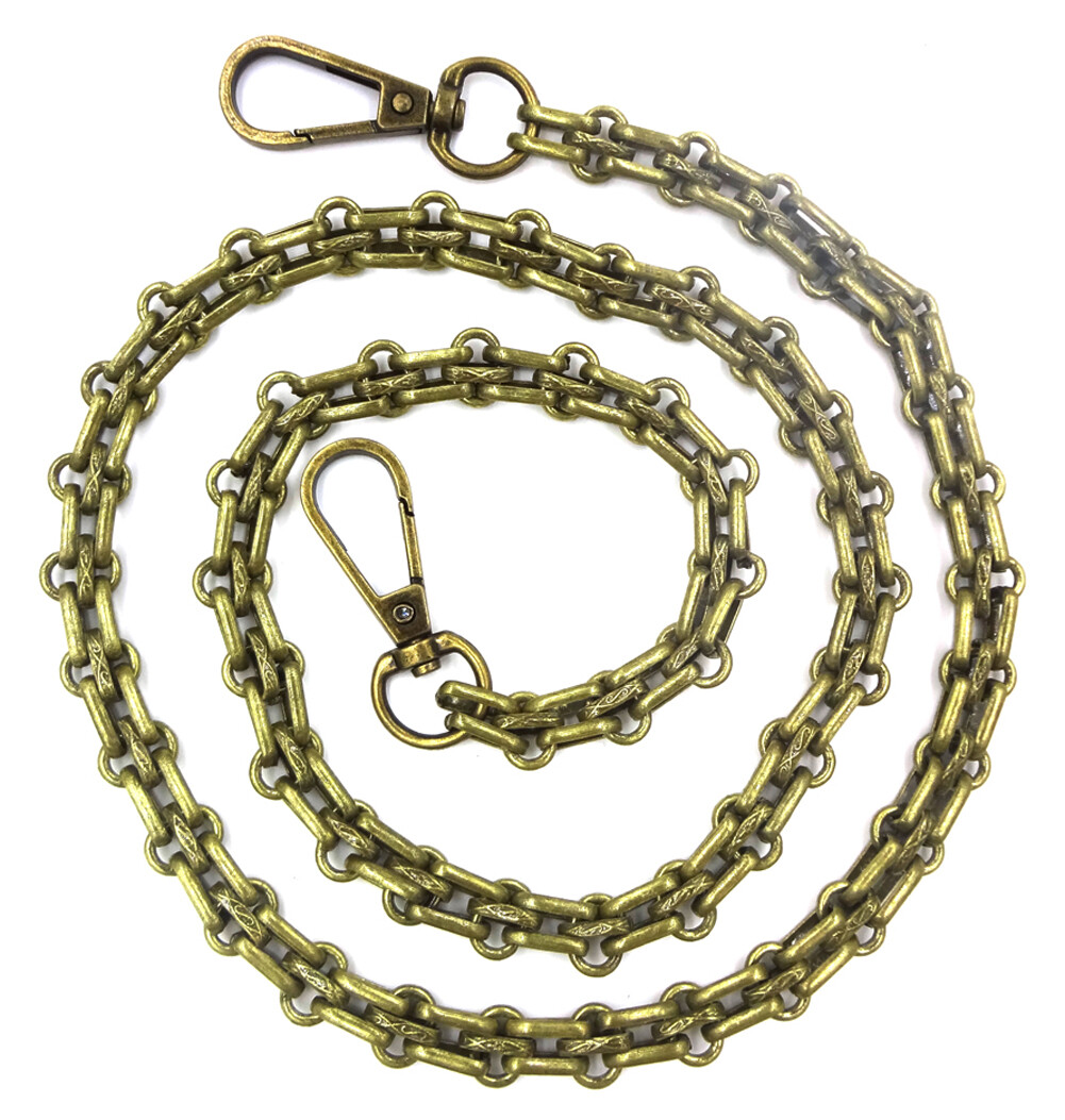 20 ~ 200 CM Replacement Three Rows Metal Chain For Strap Bag Crossbody Handbag