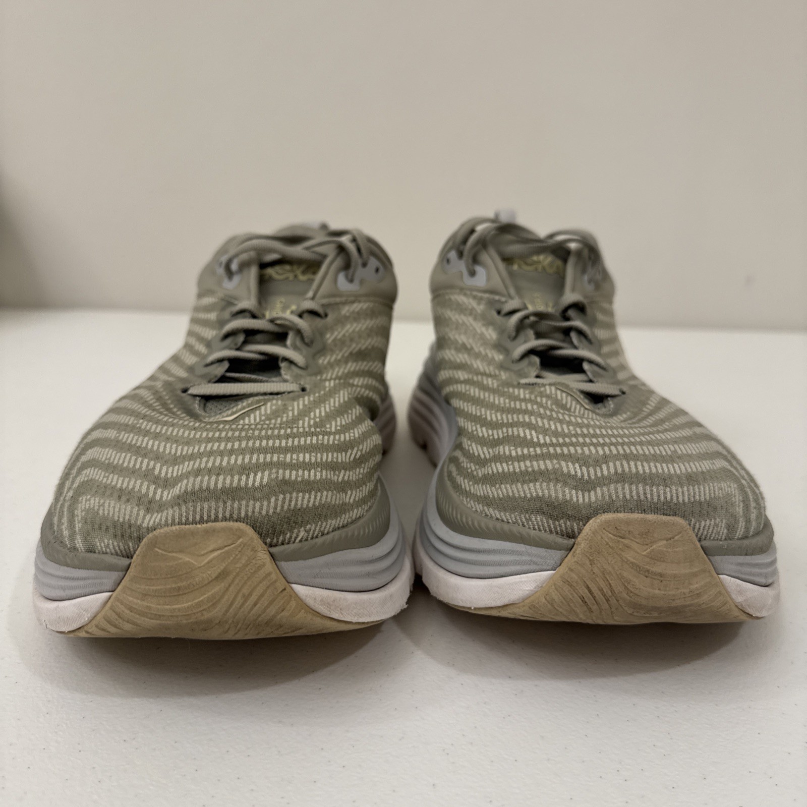 Hoka Gaviota 5 Barley Oat Milk Men Size 14 2E Wide Shoes 1134234-BYT No Insoles