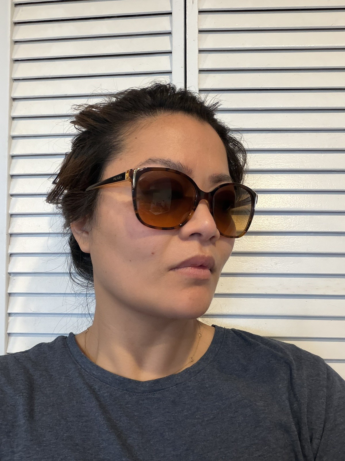 Prada Oversized Square Sunglasses Women Tortoiseshell w/ Box