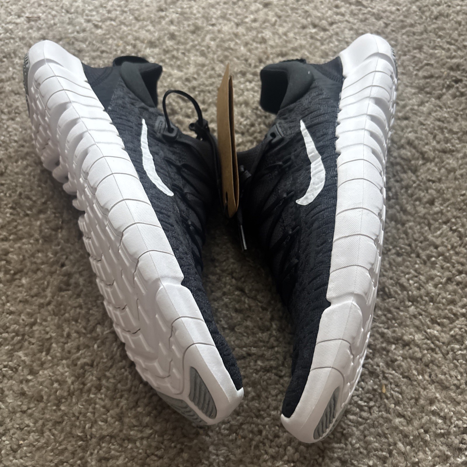 Nike Free RN 5.0 Next Nature BlackSmoke Grey-White CZ1884-001 Men’s Size 10.5