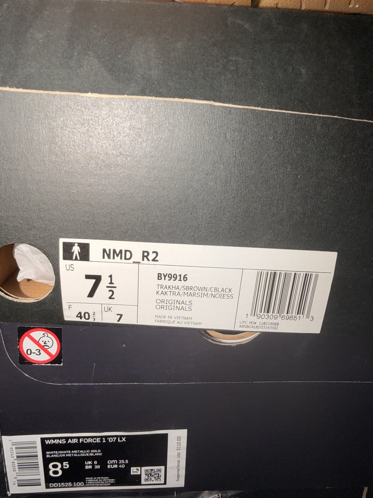 adidas NMD_R2 Trace Khaki Size 7.5