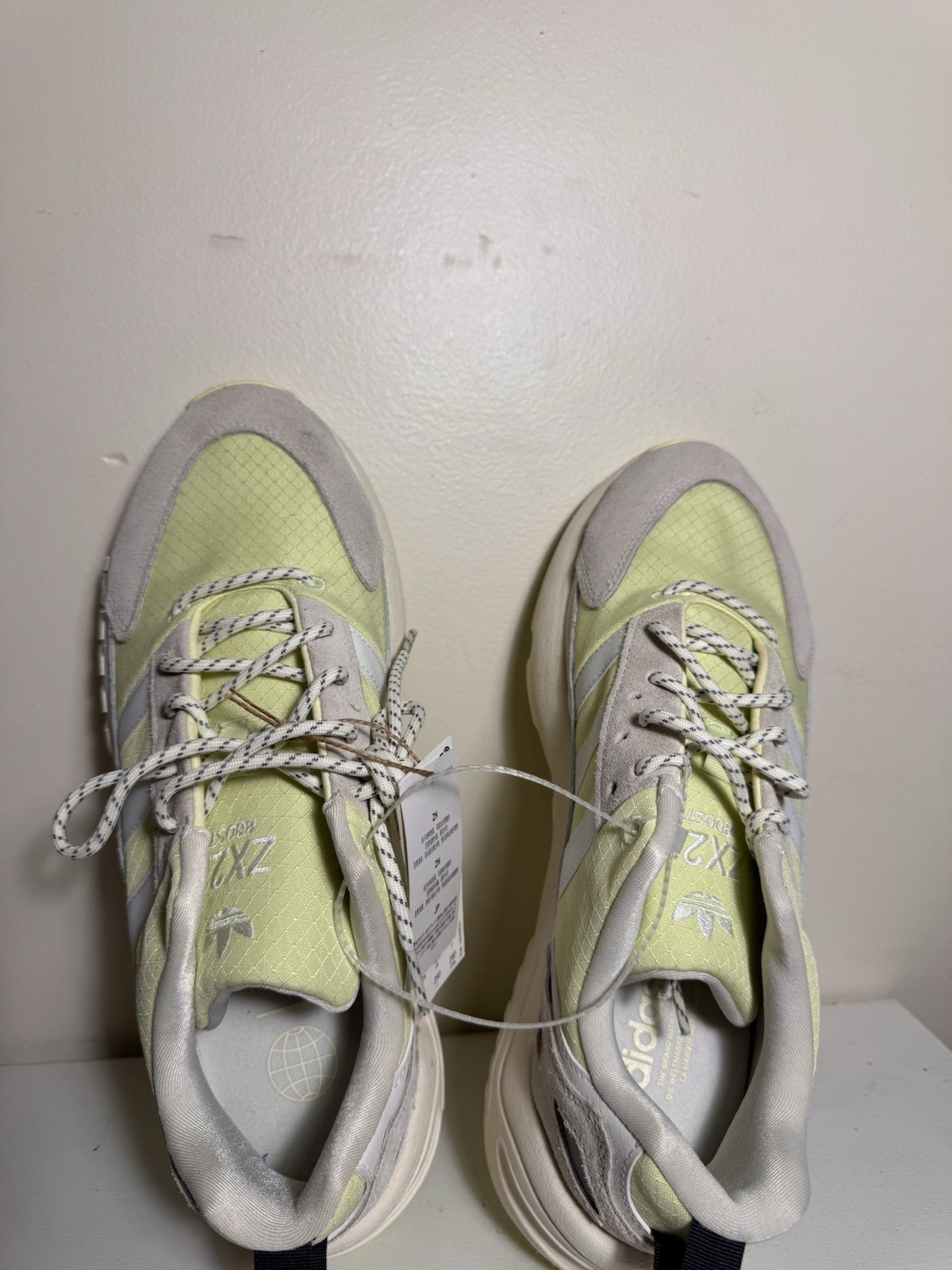 adidas ZX 22 Boost Sand Yellow Tint Men Lace-Up Low Top Sneaker GY5271 men 11