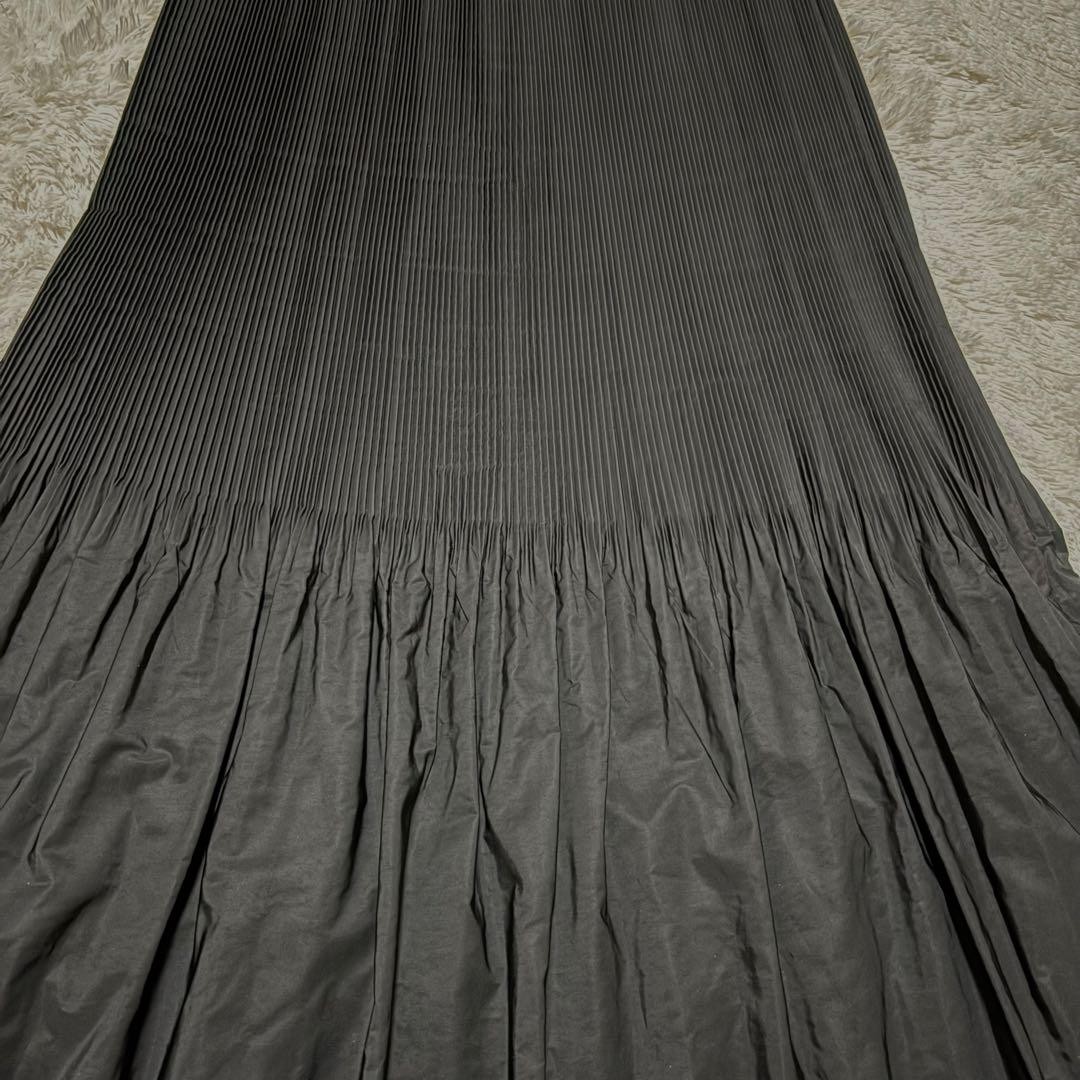 KALLMEYER Pleated Long Skirt Black Size S L’Appartement