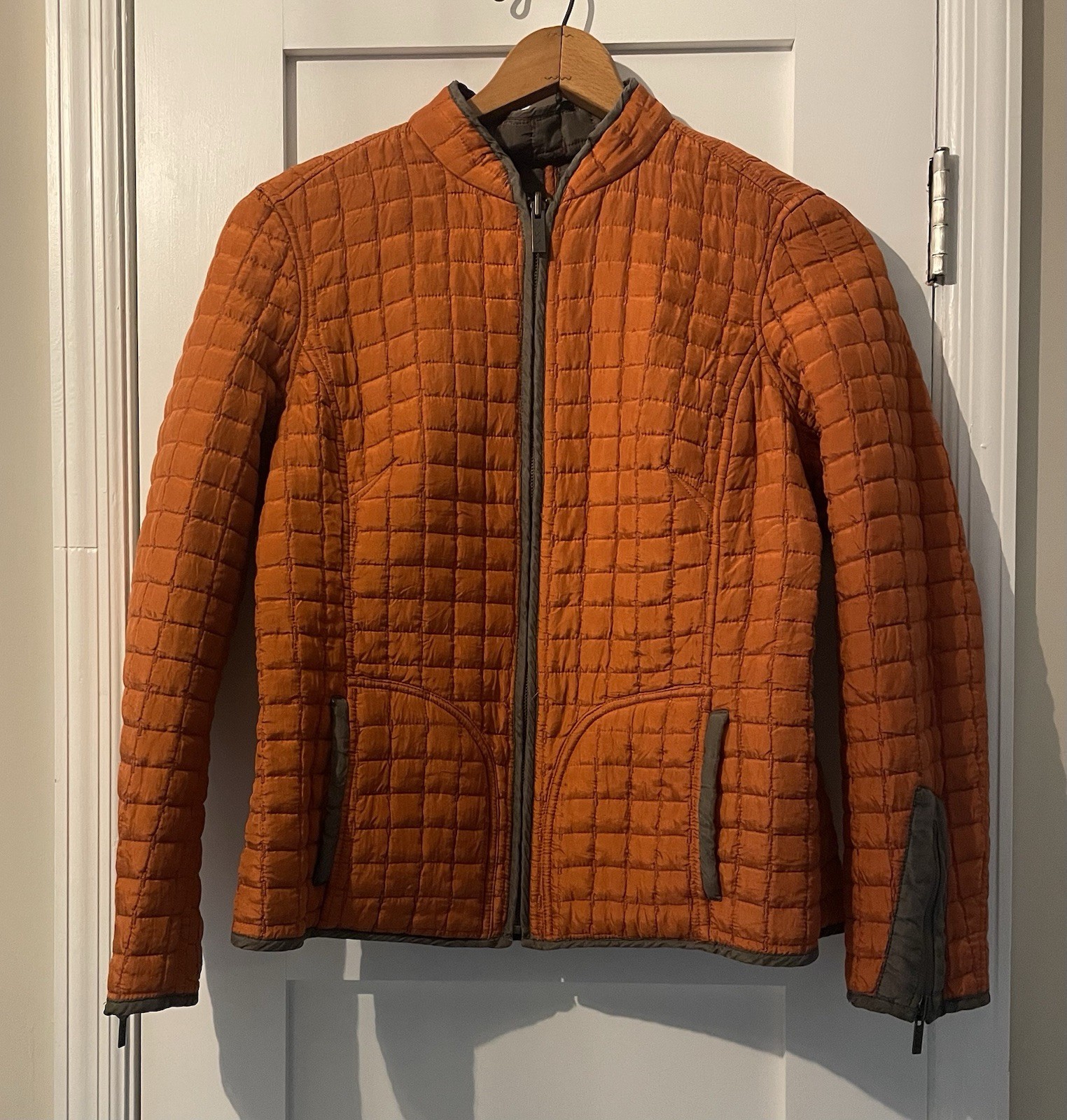 Oleg Cassini 100% Reversible Quilted Jacket Lightweight Women’s Size: M GUC