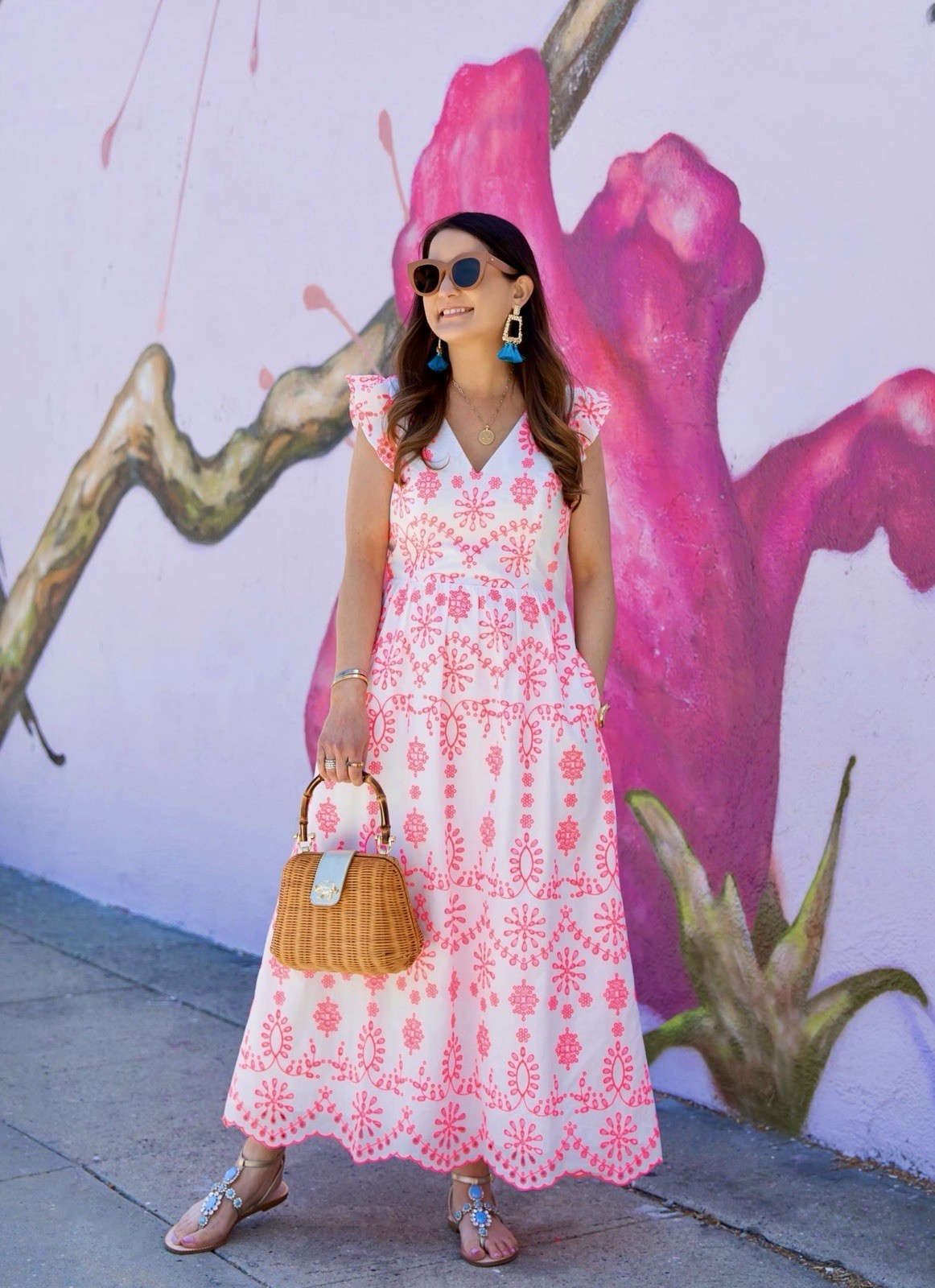 Lilly Pulitzer NWT Lillyanne Midi Dress Coral Neon Eyelet $298 Size 0,4,8,10