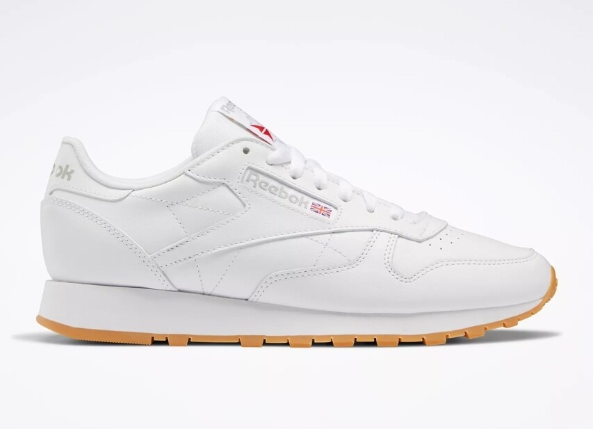 Reebok Classic Leather White Gum Mens Shoes Sneakers Sizes 7.5 – 13