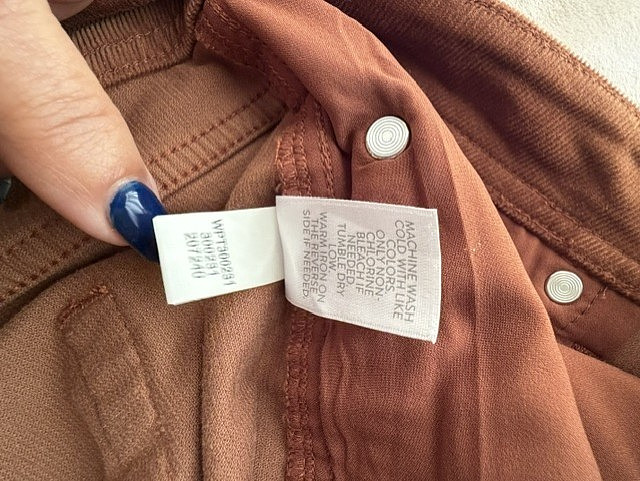 J.Jill Corduroy Pants Nutmeg Brown Sz 10 Classic Casual Relaxed Laid-Back