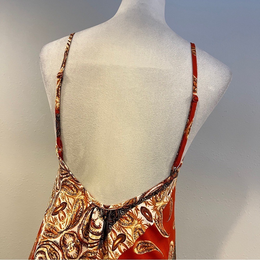 Shein Floral paisley Spaghetti Strap Maxi Dress size small