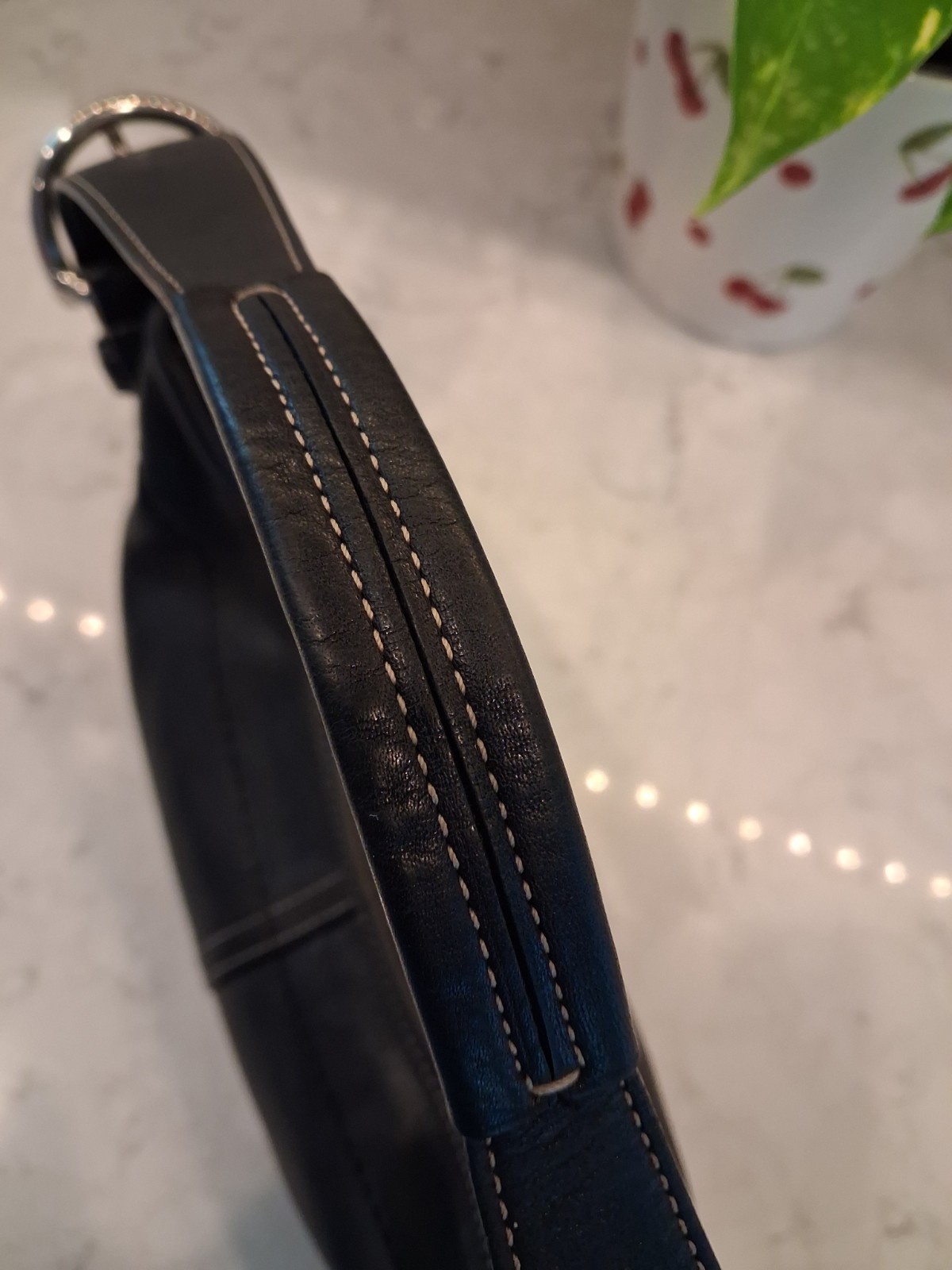 Coach Vintage Y2K SoHo Mini Shoulder Bag, Black Leather W Silver HW 9541