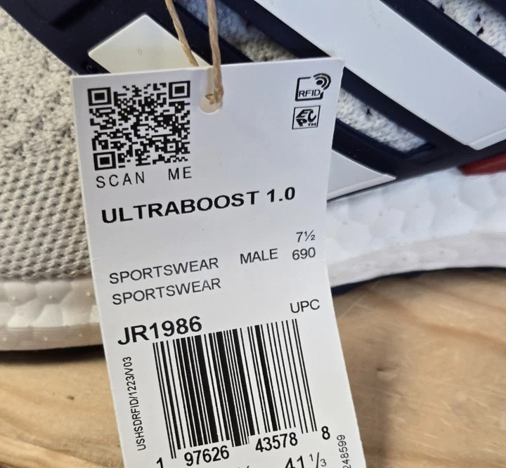 adidas Ultraboost Ultra Boost 1.0 Running Mens Sneakers Athletic Shoes JR1986