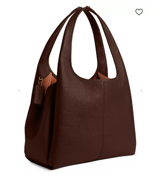 Coach Brand Lana Medium Pebble Leather Shoulder Bag