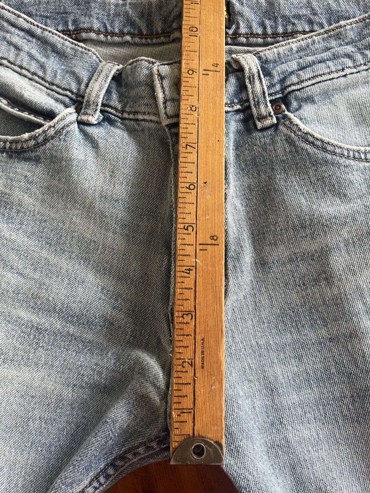 Lee Jeans Men’s Slim Fit Blue Medium Wash Denim Dungarees Workwear 32×29 (30×27)