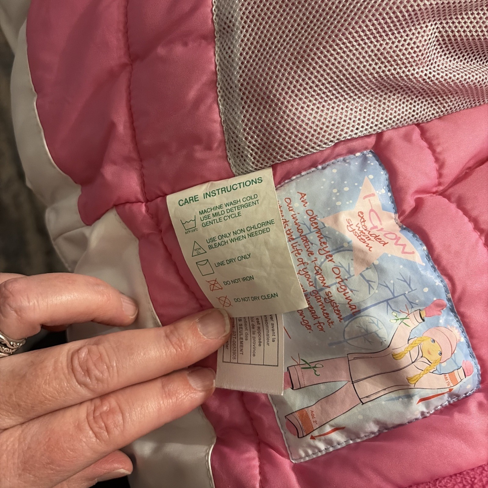 Obermeyer Girls Size 5 Kismet Ski Jacket Snow Coat detachable hood