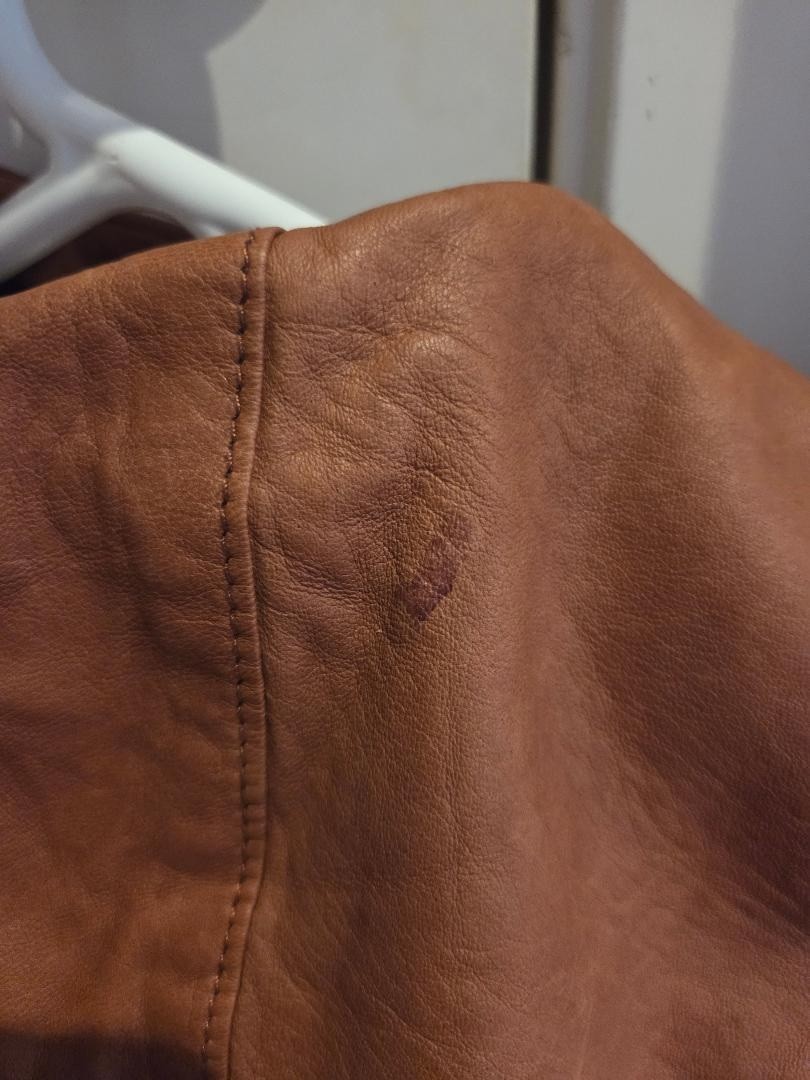 Vera Pelle Chestnut/ Cognac Brown Women’s Leather Jacket Sz Sm