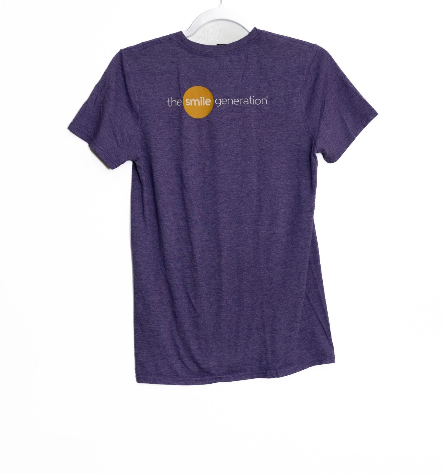 Anvil Purple Charity Water Graphic Tee Size S Unisex Short Sleeve Cotton Blend