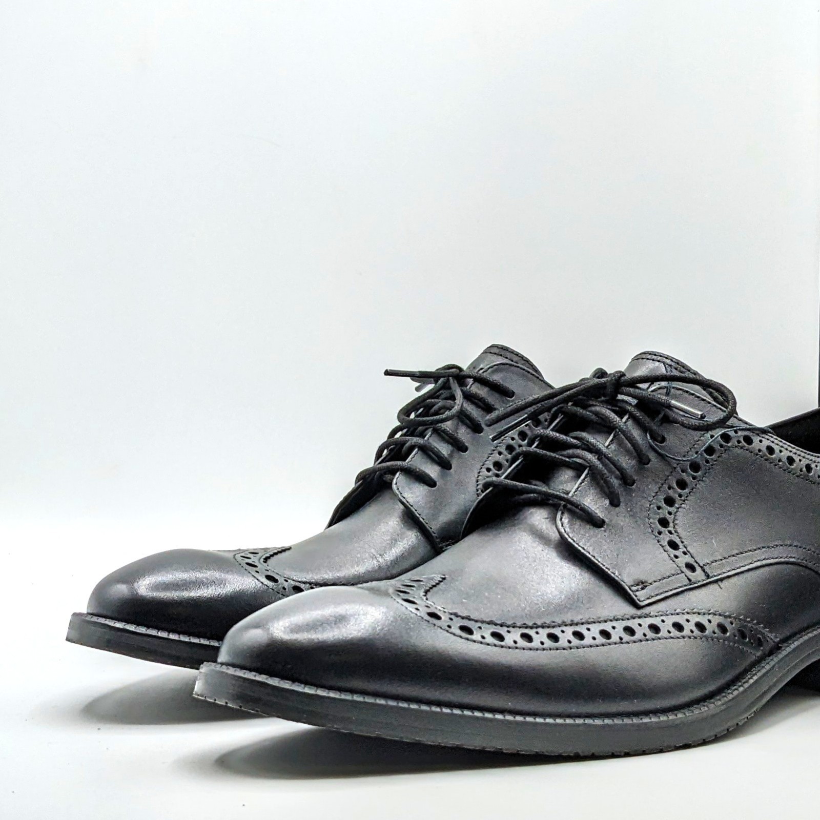 Cole Haan “Modern Essentials Waterproof Wing Tip Oxford” Men’s Shoe [Black] NEW