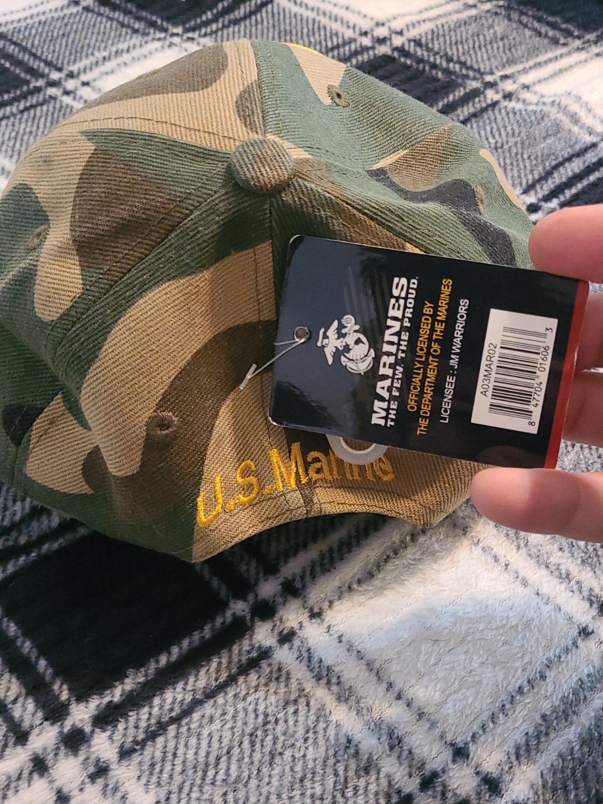Official United States Marine Corps Hat Cap -The Few The Proud – CAMO – NWT