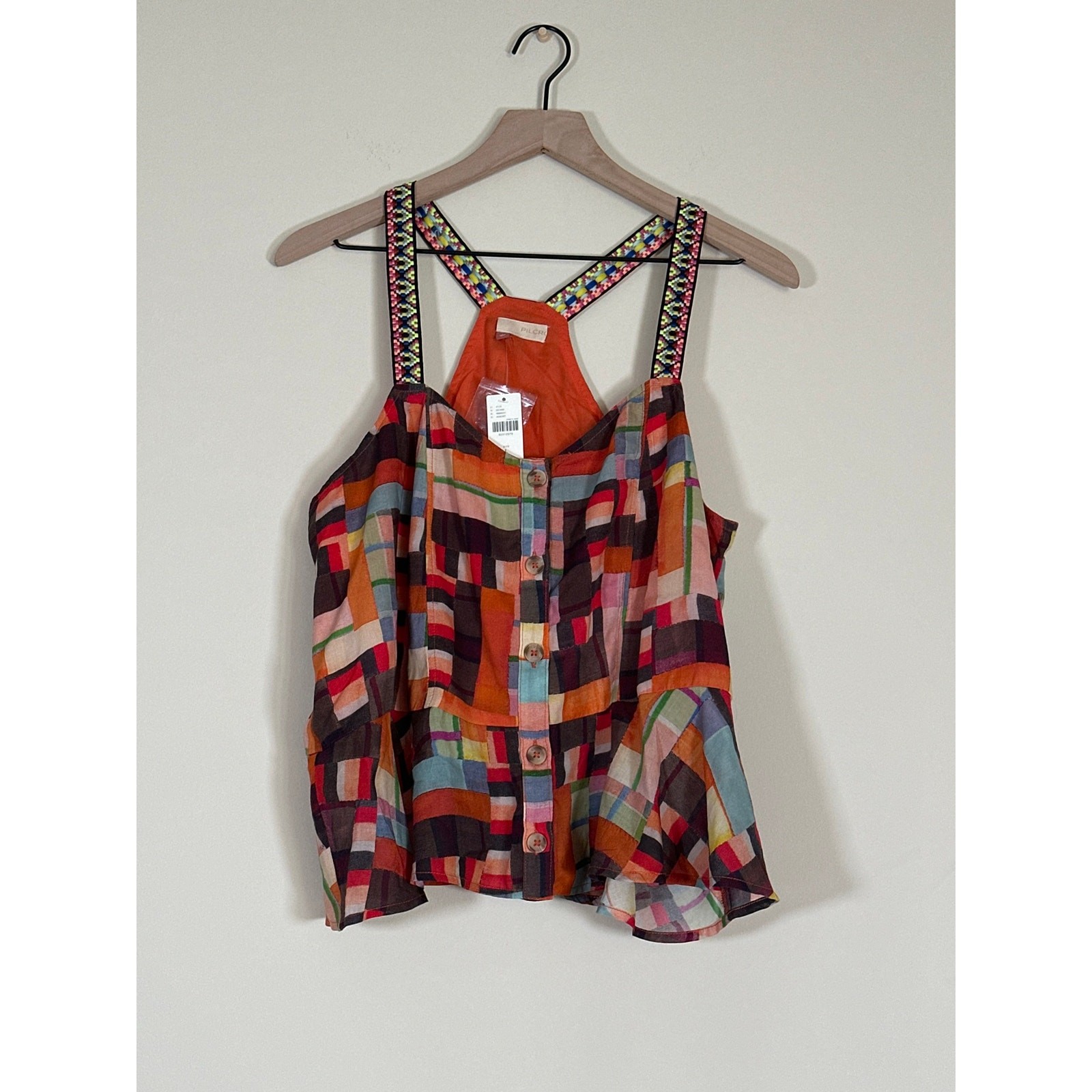 NWT Anthropologie Pilcro Swing Tank Top Size Large